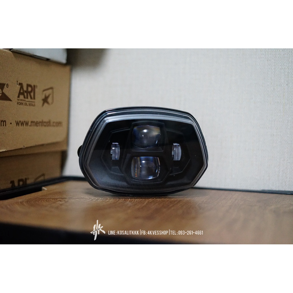 มือ2 ไฟหน้า Zelioni สีดำ ของแท้ ไม่มีกล่อง