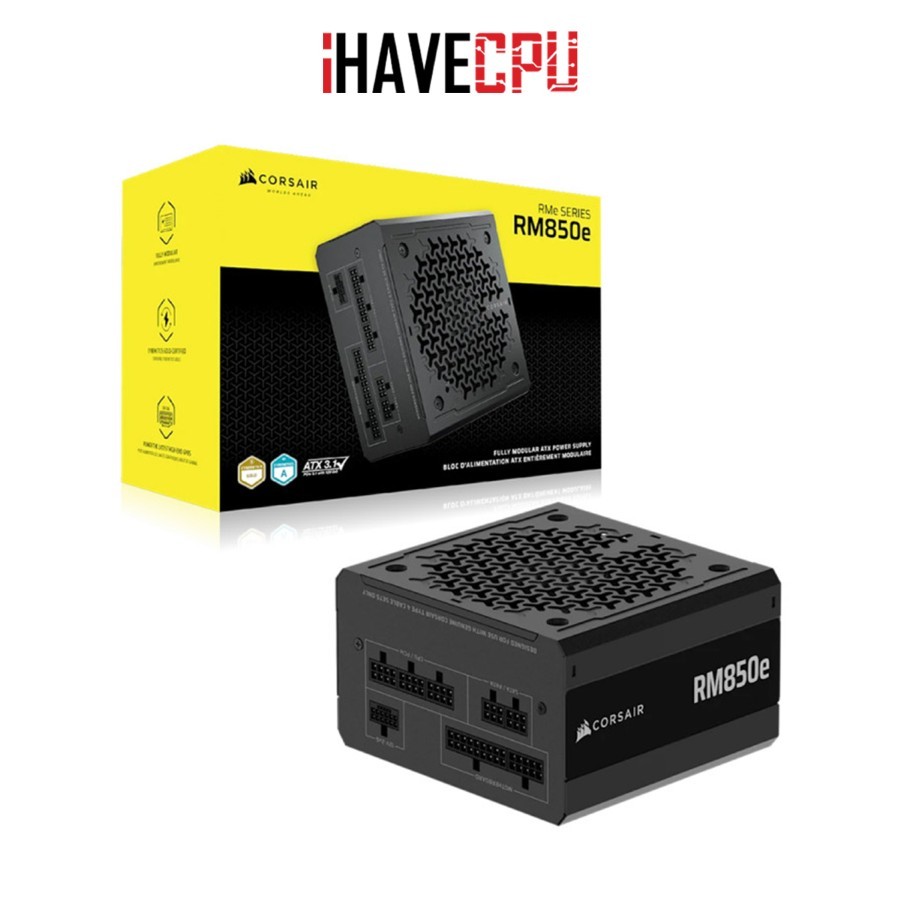 iHAVECPU PSU (อุปกรณ์จ่ายไฟ) CORSAIR RM850E - 850W (80+GOLD) (CP-9020296-NA)