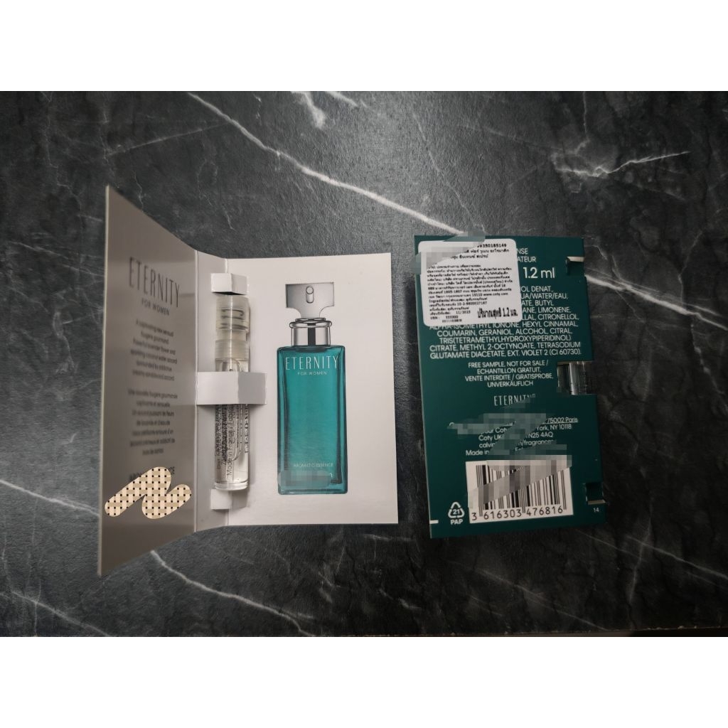 น้ำหอมผู้หญิงck ซีเค Eternity Aromatic Essence 1.2มิล