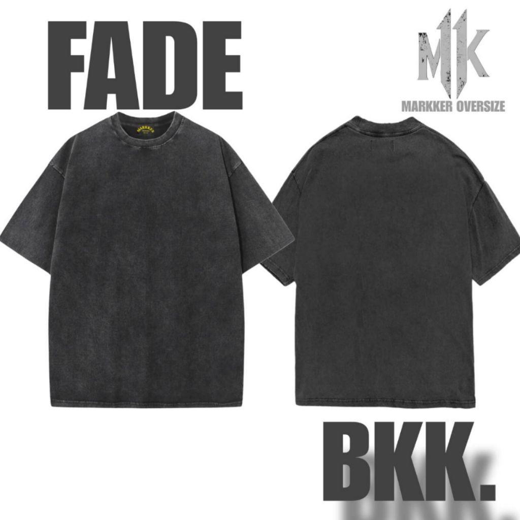 เสื้อยืดMARKKER:FADE(สีพื้น)