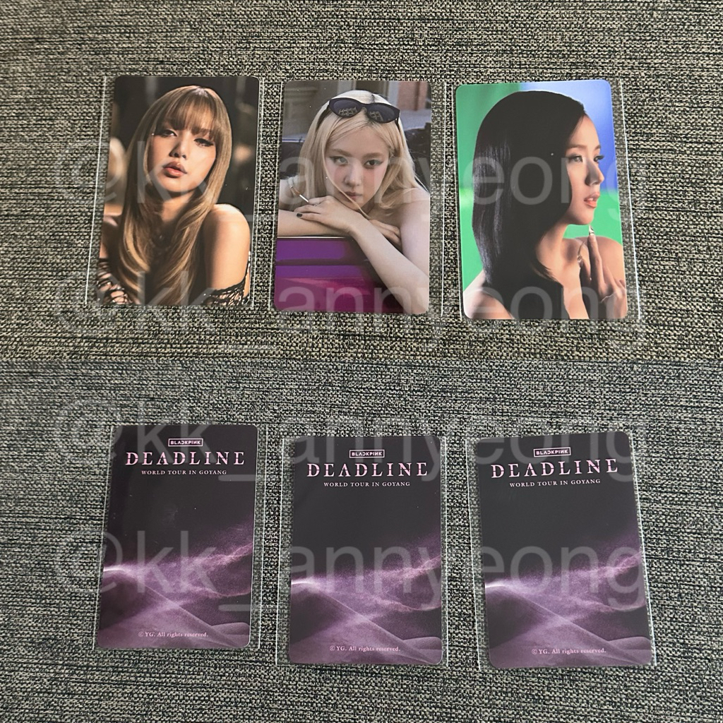 (พร้อมส่ง) การ์ด MD #Blackpink DEADLINE