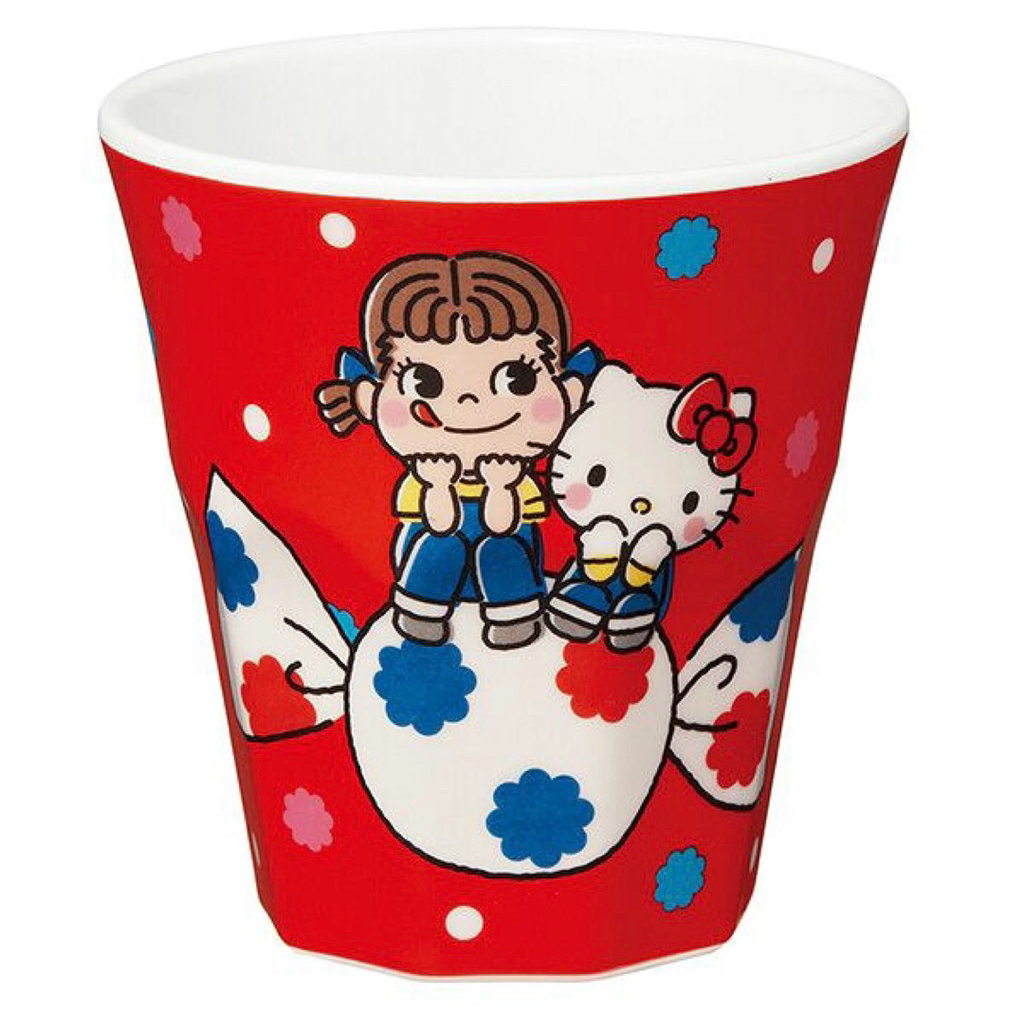 พร้อมส่ง/ของแท้🏷️Sanrio Hello Kitty X Peko-Chan cup แก้วนํ้าพลาสติก sanrio