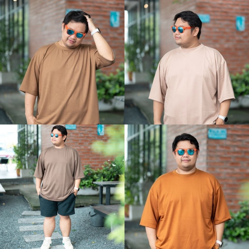 เสื้อยืด สีพื้น รุ่น Supersoft ตระกร้า2 อก54'-66' (2XL-5XL)