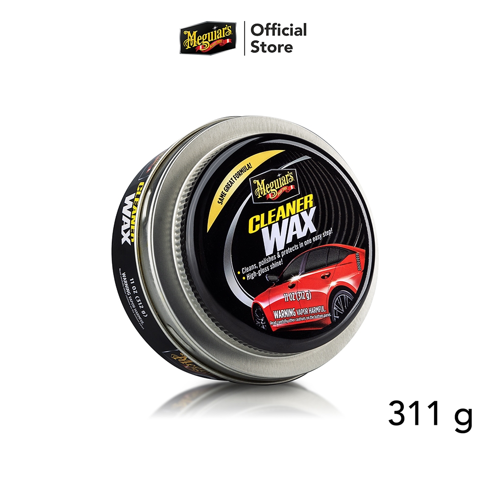 Meguiar’s A1214 Cleaner Wax Paste คลีนเนอร์แว็กซ์ กระปุกแดง แว็กซ์ขัดเคลือบสี ขัดชักเงา ชนิดขี้ผึ้ง