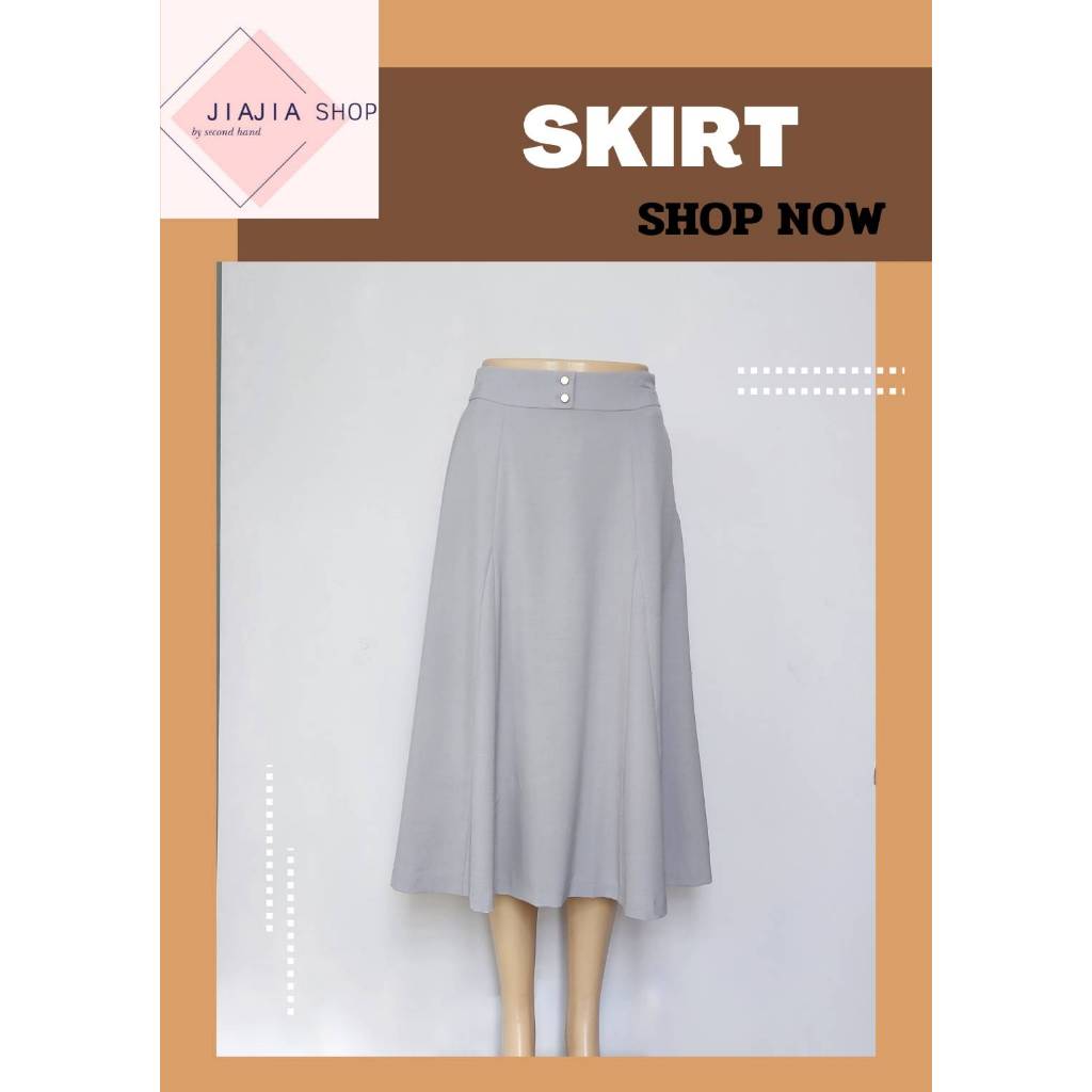 กระโปรงทรงบาน  🌿anySIS🌿 (มือสองงานคัด สภาพใหม่)