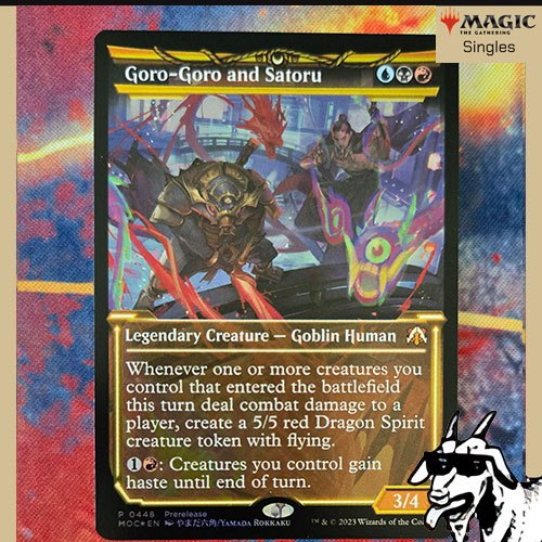 [MTG][Single][PROMO] Goro-Goro and Satoru (FOIL) ระดับ Mythic Rare [ภาษาอังกฤษ]