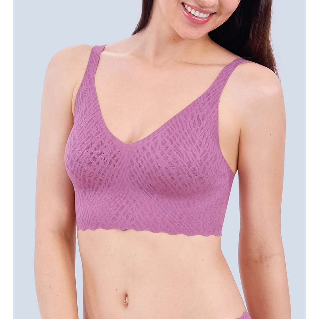 sloggi เสื้อชั้นใน smart bra รุ่น sloggi ZERO Feel Bliss BraletteAX R รหัส 10222201 สีม่วง 7574 — صورة 5