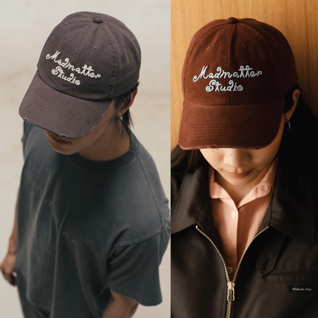 Madmatter - Washed Logo Cap หมวก หมวกฟอก