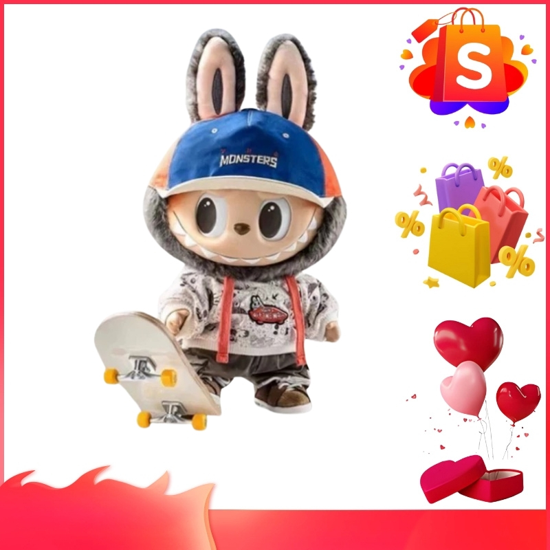 POPMART LABUBU x Vans THE MONSTERS - OLDSKOOL MONSTERS FOREVER Vinyl Plush Doll (ของแท้ 100%)
