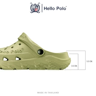 Hello Polo รองเท้าหัวโตผู้หญิง รองเท้าแฟชั่นลําลอง พื้นหนานุ่ม รองเท้า ทนต่อการสึกหรอ กันลื่นและทนทาน ไม่มีกลิ่น HP8055