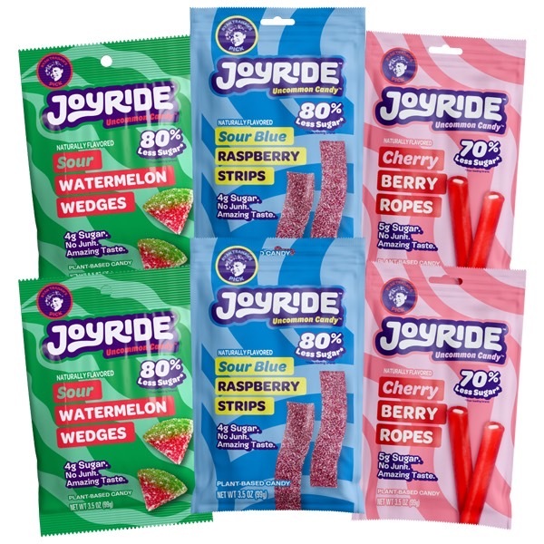 JOYRIDE Sour Candy ขนมเยลลี่นำเข้าจากอเมริกา พร้อมส่ง ขนาด 3.5oz