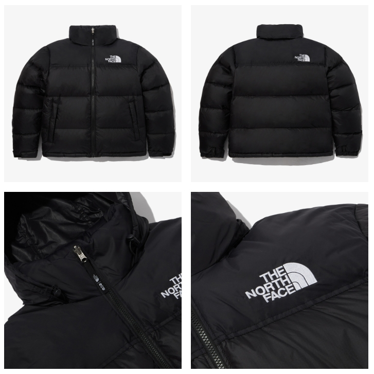 The North Face M'S 1996 Eco Nuptse Jacket (Black, Real Black, Cream, Charcoal)