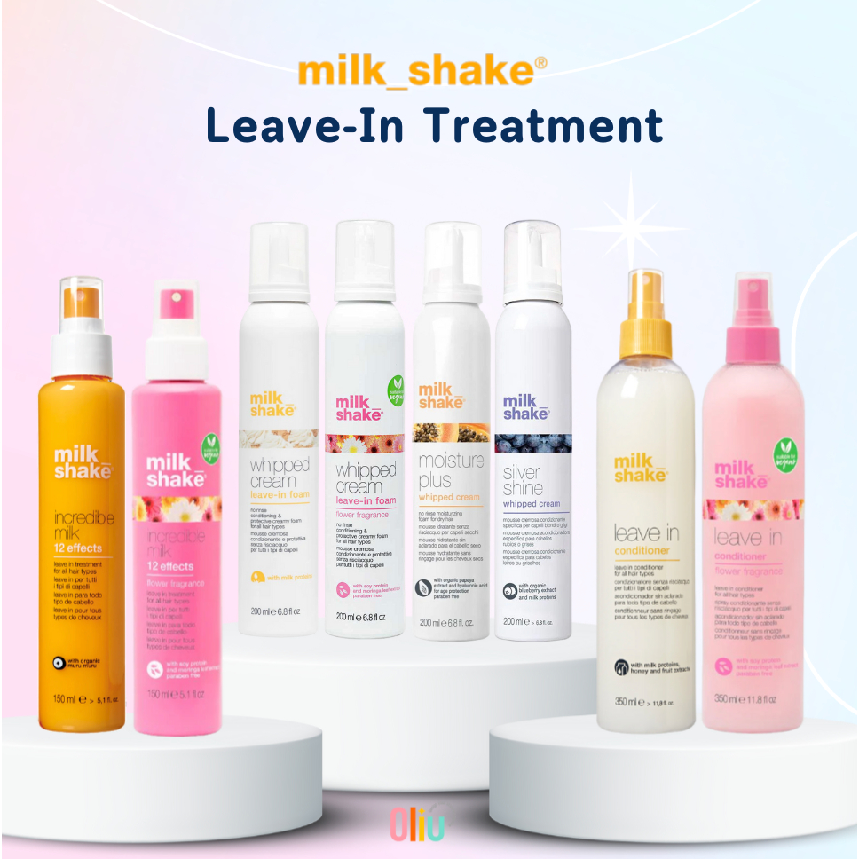 Milk Shake Leave In Conditioner / Whipped Cream / Incredible Milk บำรุงเส้นผม ไม่ต้องล้าง