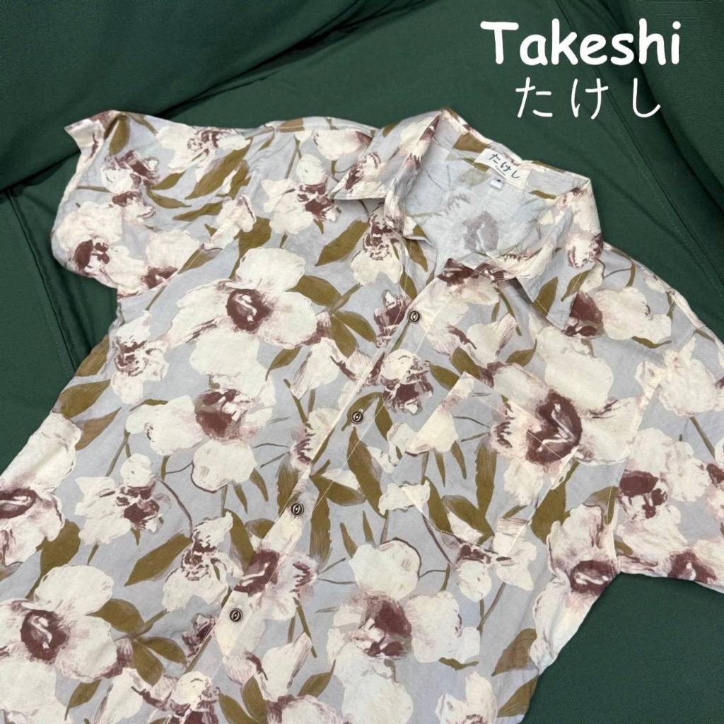 เสื้อเชิ้ตแขนสั้นฮาวาย takeshi
