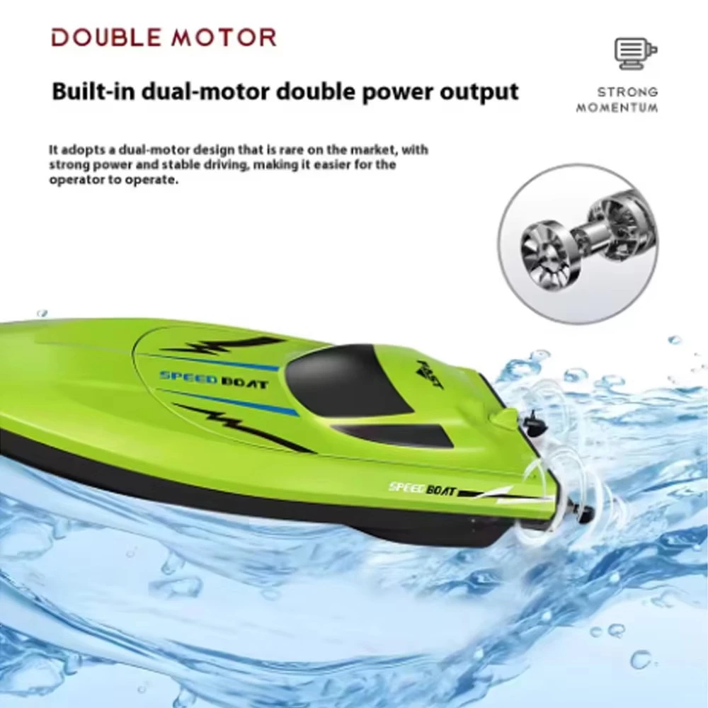 JoyToys เรือบังคับทางไกล 2.4GHz สำหรับเด็ก เรือเล่นของเล่น เรือสปีดสูง สำหรับสระน้ำ thumbnail 7