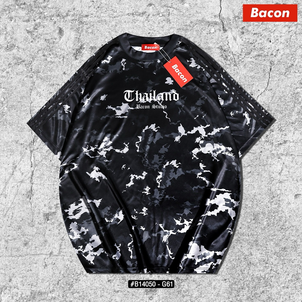 เสื้อโอเวอร์ไซส์พิมพ์ลายทหาร งานพิมพ์ลายทั้งตัว