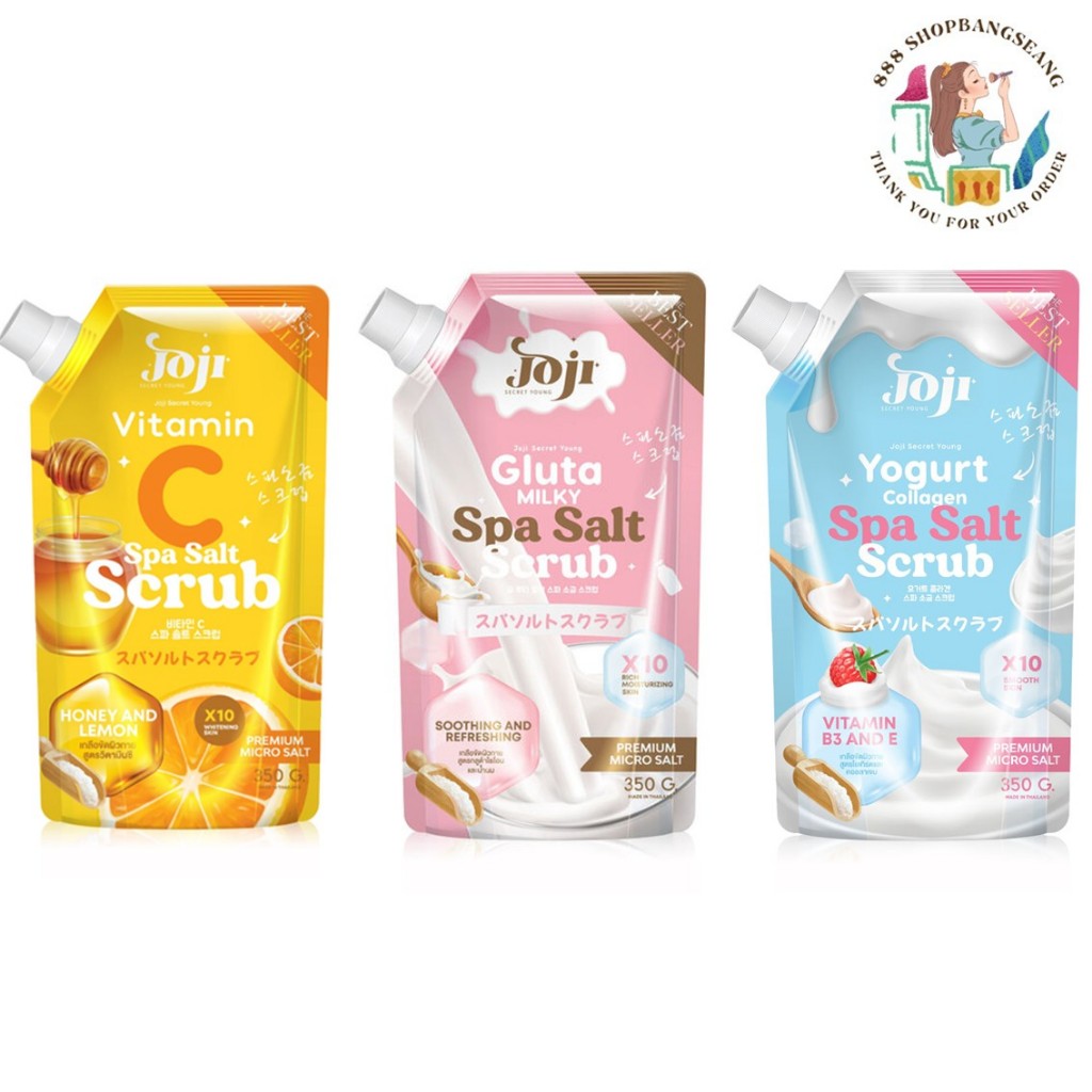 เกลือสครับผิว โจจิ ซีเครท ยัง สปาเกลือสครับ JOJI Secret Young Spa Salt Scrub 350g