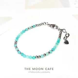 AMAZONITE อะมาโซไนท์ หินแท้ | วาทะศิลป์ โอกาส ความหวัง แรงบันดาลใจ กำไลหิน นำโชค สร้อยข้อมือ เสริมดวง