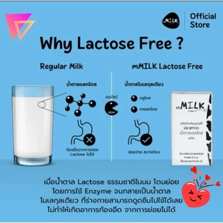 ขายยกลัง!!! mMilk นมยูเอชที ปราศจากน้ำตาลแลคโตสรสจืด 180มล. (20กล่อง)