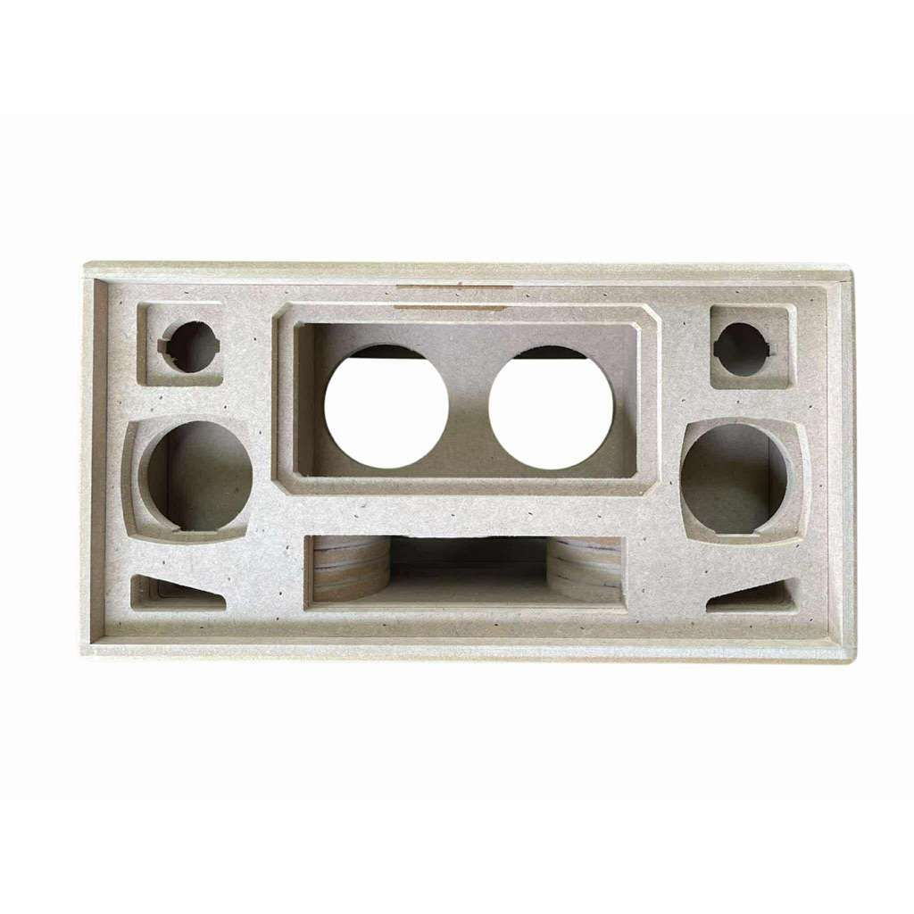 งานดิบ (รุ่น430) แบนพลาส4.5“ 2ดอก กลาง3” 2ดอก แหลม2“ 2ดอก ไม้หนา12mm - รูปที่ 4