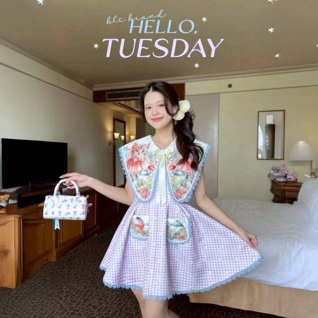 [NEW]💙ชุดงานป้าย BLT BRAND💙[XL]