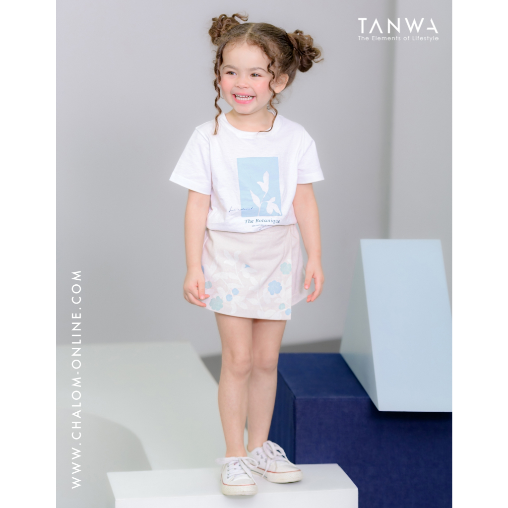 𝐓𝐚𝐧𝐰𝐚 ชุดเซ็ทเสื้อ+กางเกงกระโปรง : KS TP 627+628 MY