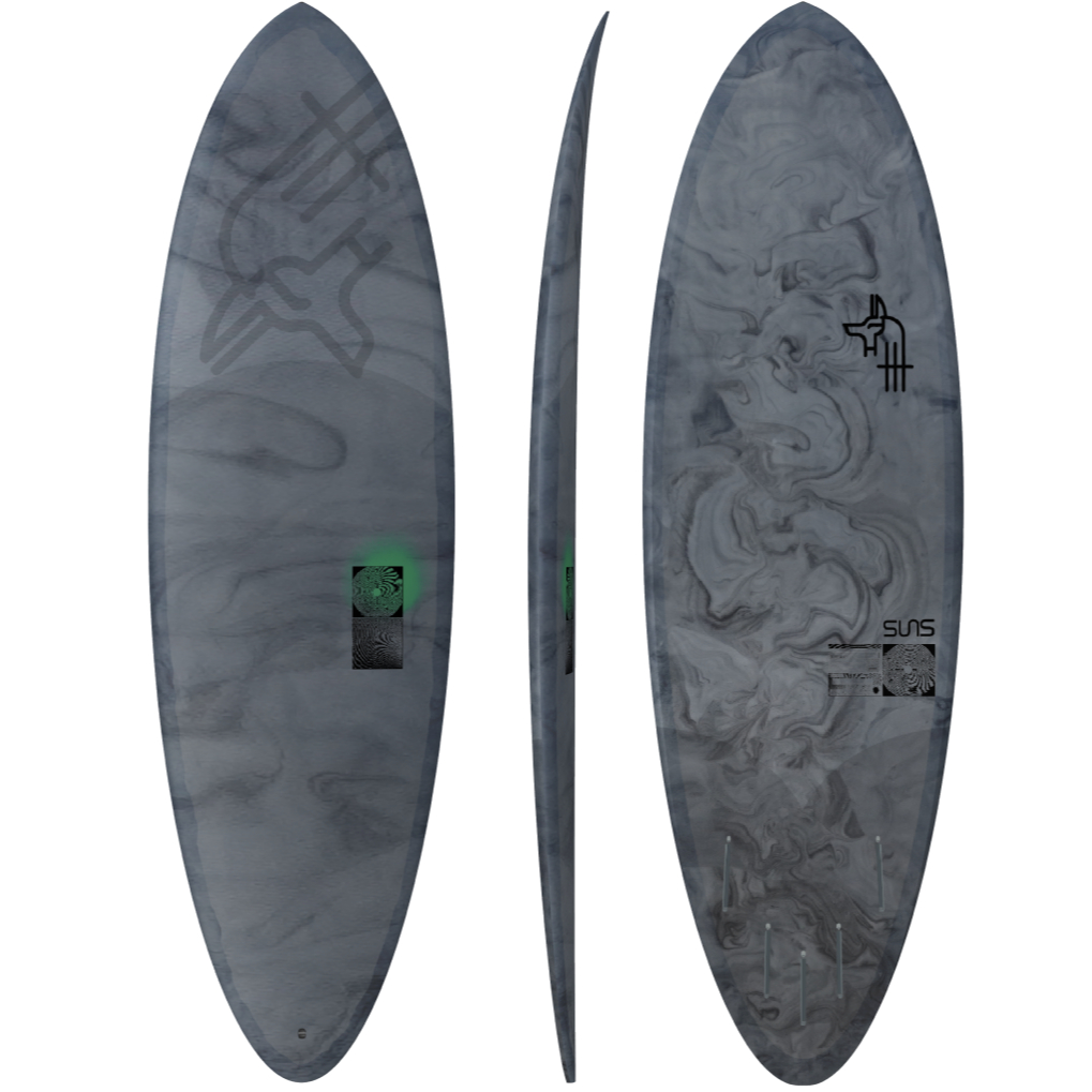 suns Sirius(5'2" x 18" x 2 3/8" @22.9L / suns Tec 2 / futures. - 5 Fin)