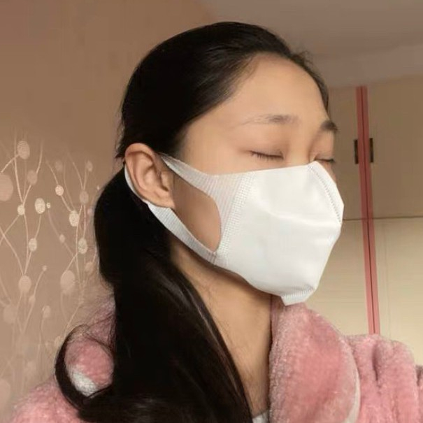 MASSHIRO 3D Mask หน้ากากอนามัย ทรง3D มาตราฐาน FFP2 1กล่อง7ชิ้น