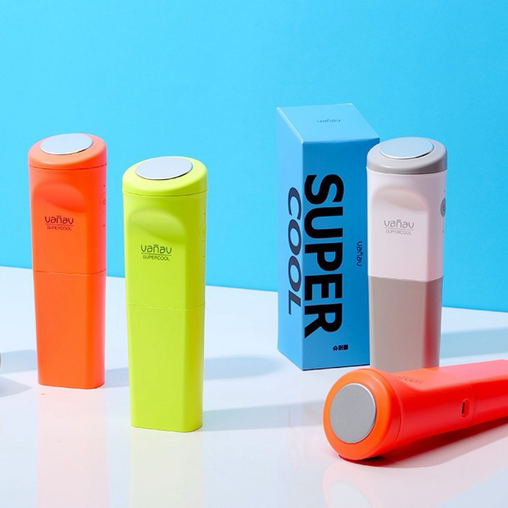 พร้อมส่งเขียวมะนาว VANAV SuperCool Multi Cooling Device (สีส้ม / มะนาว / สีขาว)