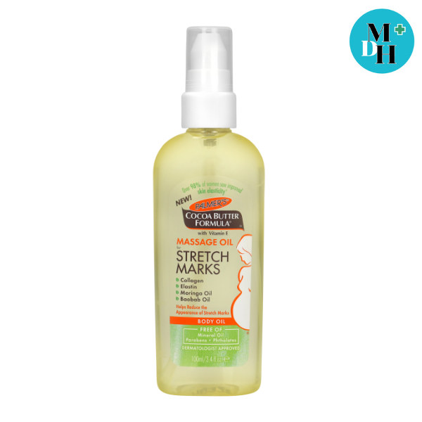 Plamer's Cocoa Butter FormulaMessage Oil ปาล์มเมอร์ สูตรโกโก้บัตเตอร์ มาสซาส ออยด์ ขนาด100 มล. 12642