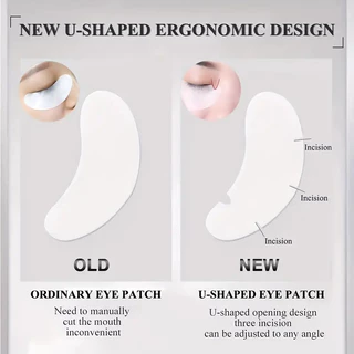*พร้อมส่งในไทย💝 อายแพดต่อขนตา อายแพด Eyepad 50 คู่/ถุง แผ่นรองใต้ตา หน้ากากแปะใต้ตา สำหรับต่อขนตา