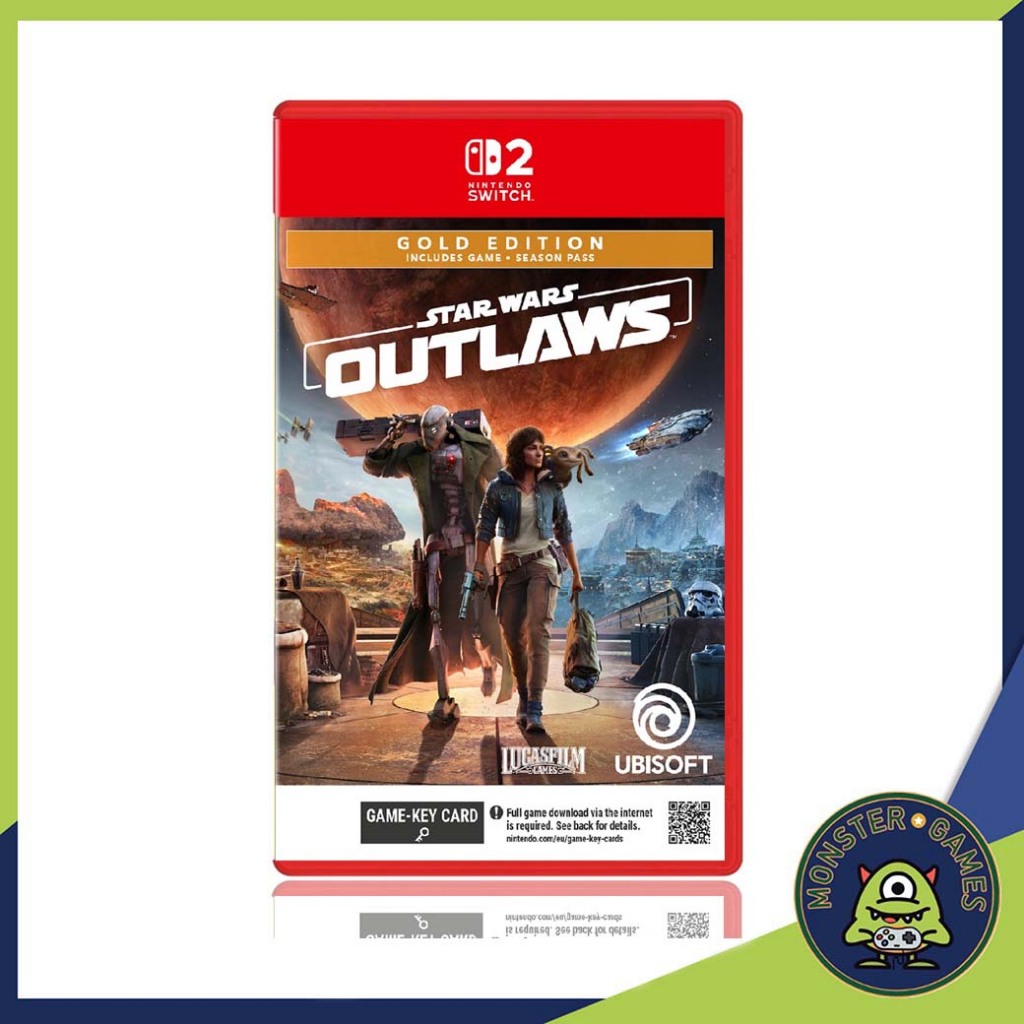 Star Wars Outlaws Gold Edition Nintendo Switch 2 Game แผ่นแท้มือ1!!!!! (StarWars Out laws Switch 2)