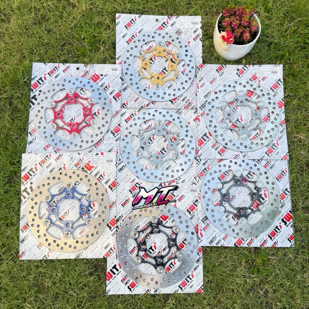 🛵🛵 จานเบรคSwit เเท้ 💯% ขนาด 220 มิล ใส่เวฟ 110i/125i ปลาวาฬ-LED และ PCX 2014-2017