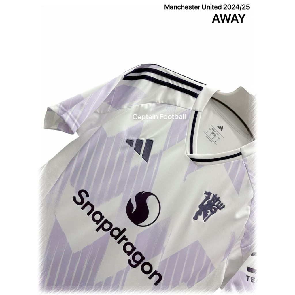 ⚪️⚪️ เสื้อทีมฟุตบอล แมนเชสเตอร์ ยูไนเต็ด 2025/26 AWAY เกรดแฟนบอล (ป้ายไทย)