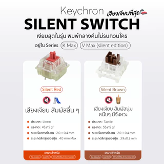 [ส่งด่วน] Keychron K4 max Wireless Keyboard คีย์บอร์ดไร้สาย ขนาด 96% คีย์บอร์ดเงียบ Silent Switch ประกันศูนย์ไทย 2 ปี