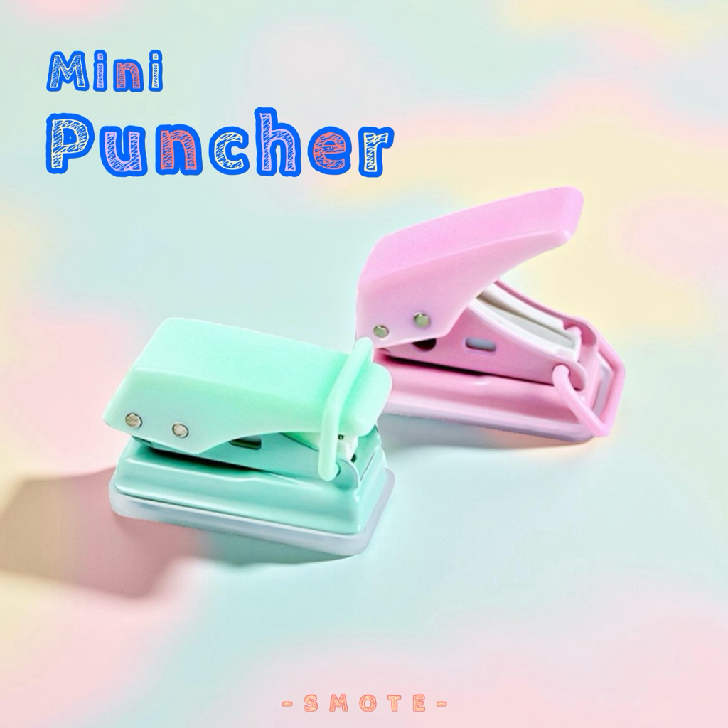 <พร้อมส่ง>  ที่เจาะกระดาษ 1 รู mini | 4 สี | Puncher ตุ๊ดตู่ ตาไก่ ตัวเจาะ เครื่องเจาะ รีฟิว