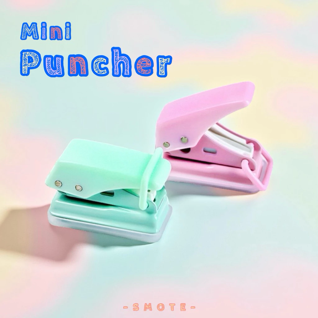 <พร้อมส่ง> ที่เจาะกระดาษ 1 รู mini | 4 สี | Puncher ตุ๊ดตู่ ตาไก่ ตัวเจาะ เครื่องเจาะ รีฟิว