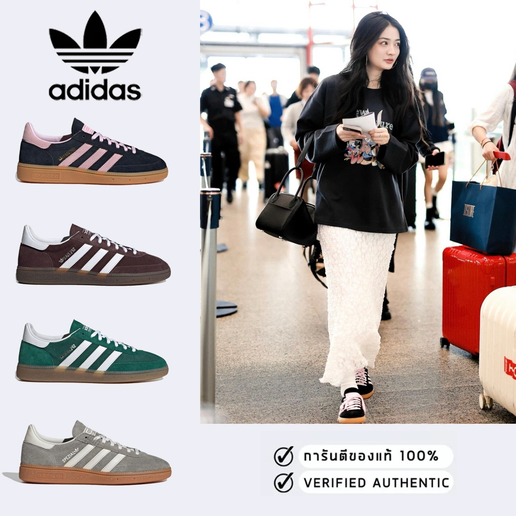 (ของแท้ 100%)❤ Adidas Originals Handball Spezial IE5897/IF8914/IF8913/IG1966 รรองเท้าลำลองแฟชั่น ทัน