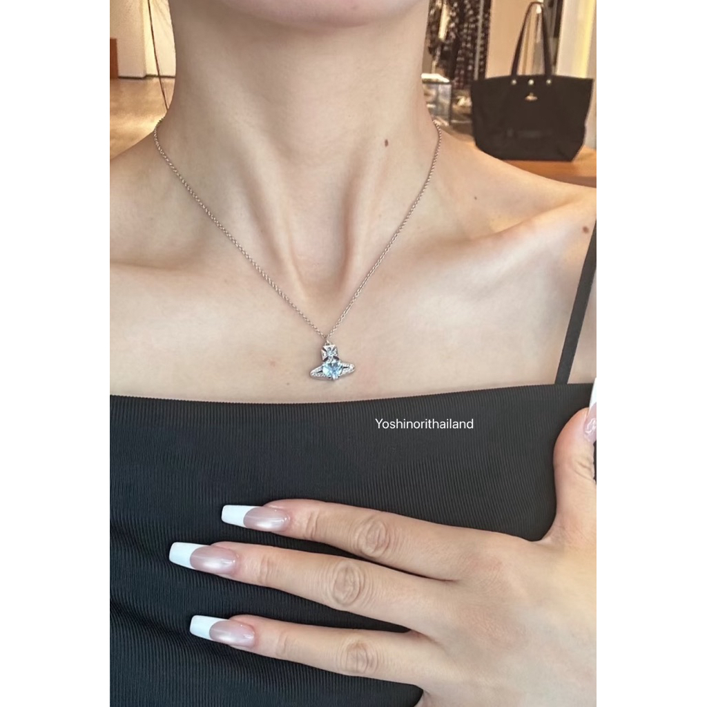 (มีโค้ดลด20% สูงสุด 2,000.-) พร้อมส่ง   สร้อยคอ Vivienne Westwood Ariella Crystal Orb Pendant ของแท้ ราคา ถูกที่สุด ดีลบีเคเค แกลเลอรีภาพที่ 6