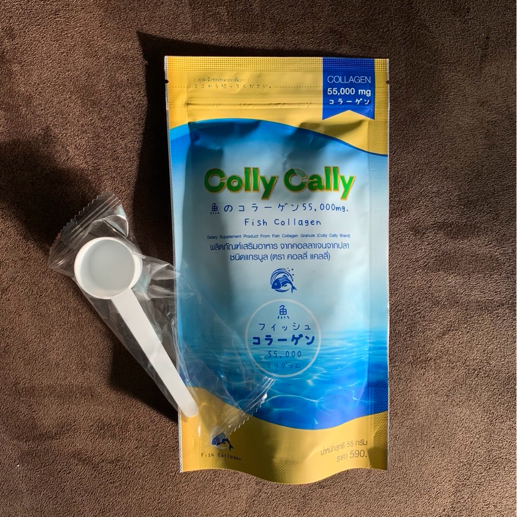 Colly Cally คอลลาเจนปลาบริสุทธิ์ 55,000 mg แพ็กคู่พิเศษ