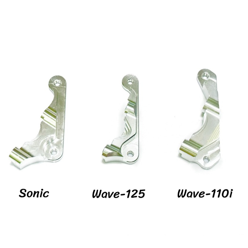 ขาจับปั้มเต่า (งาน CNC) Sonic / Wave-125 / Wave-110i (Wave125 ปลาวาฬ/LED) โช้คเดิม จานเดิม (มีขายส่ง)