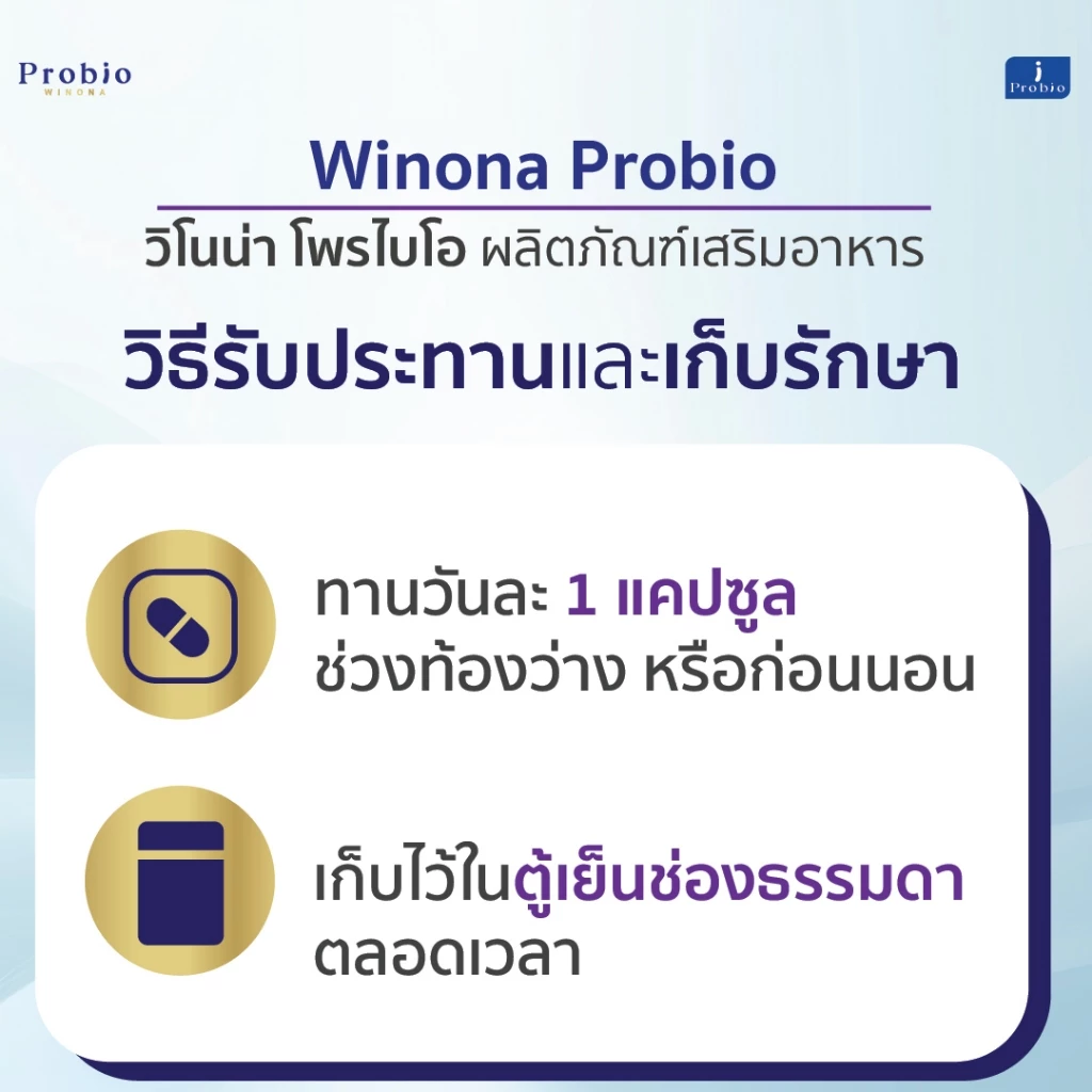 Winona Probio TA จุลินทรีย์มีชีวิต โพรไบโอติกส์ สายพันธุ์ไทย (สูตร3) 2 กระปุก thumbnail 6