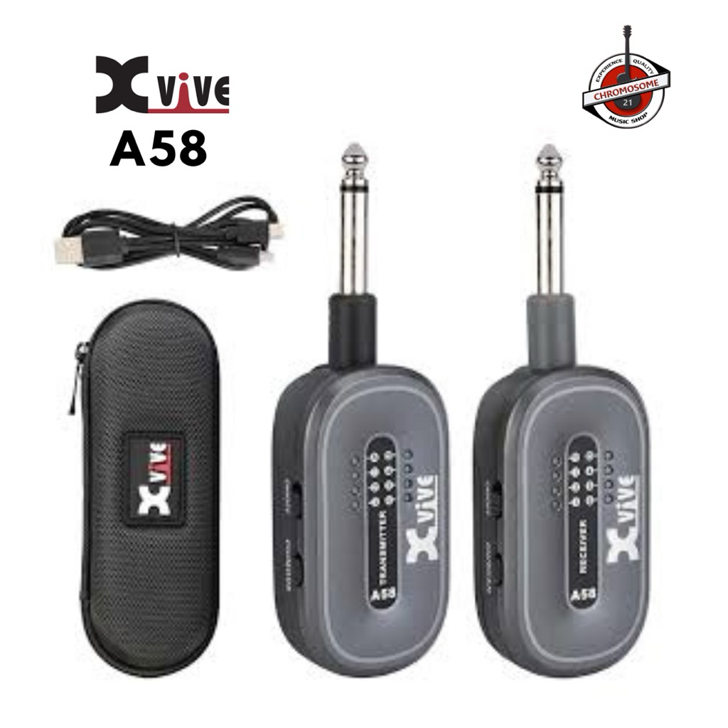 ไวร์เลสเครื่องดนตรี Xvive A58 Guitar Wireless System