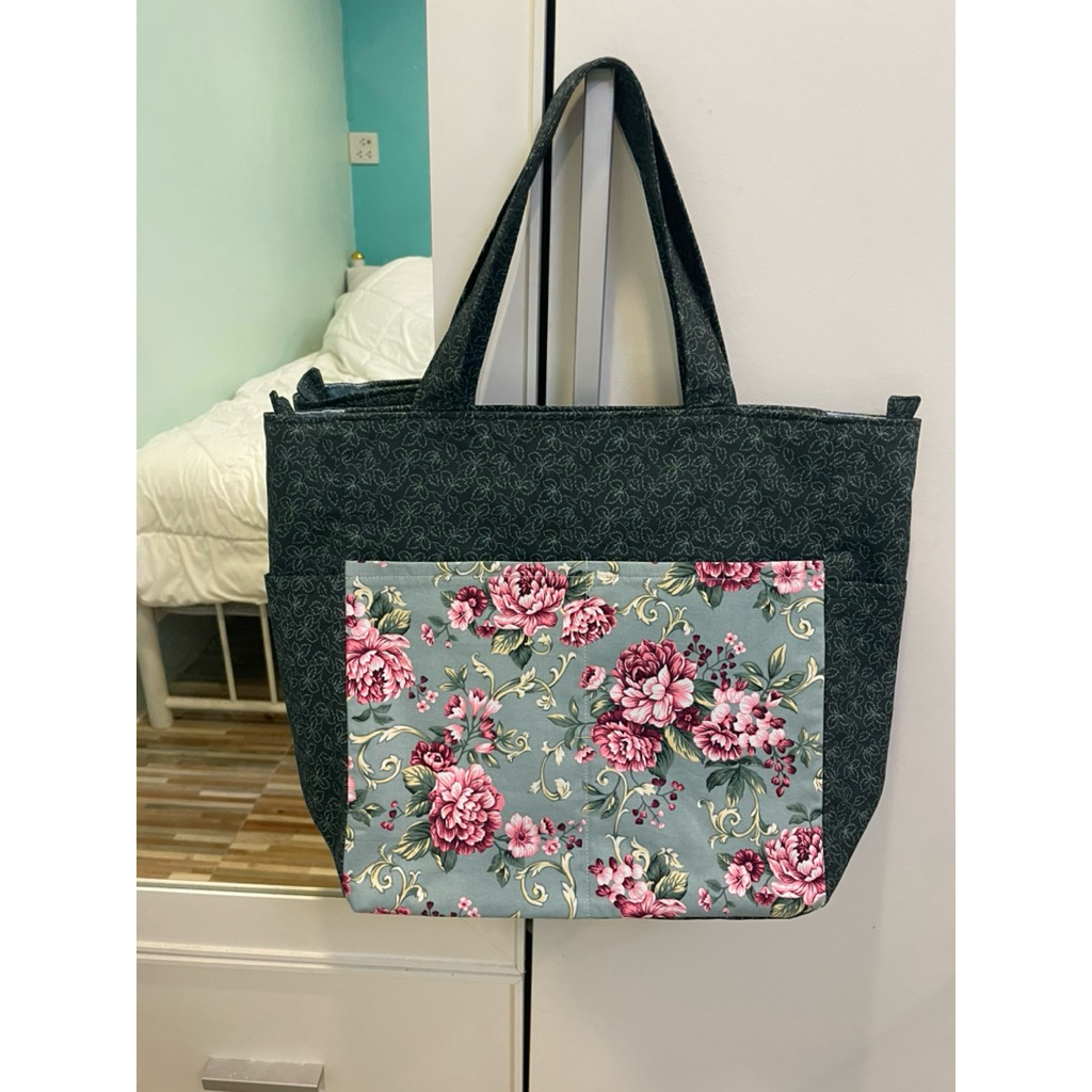 กระเป๋าผ้าแฮนด์เมด size L 👛 TL3