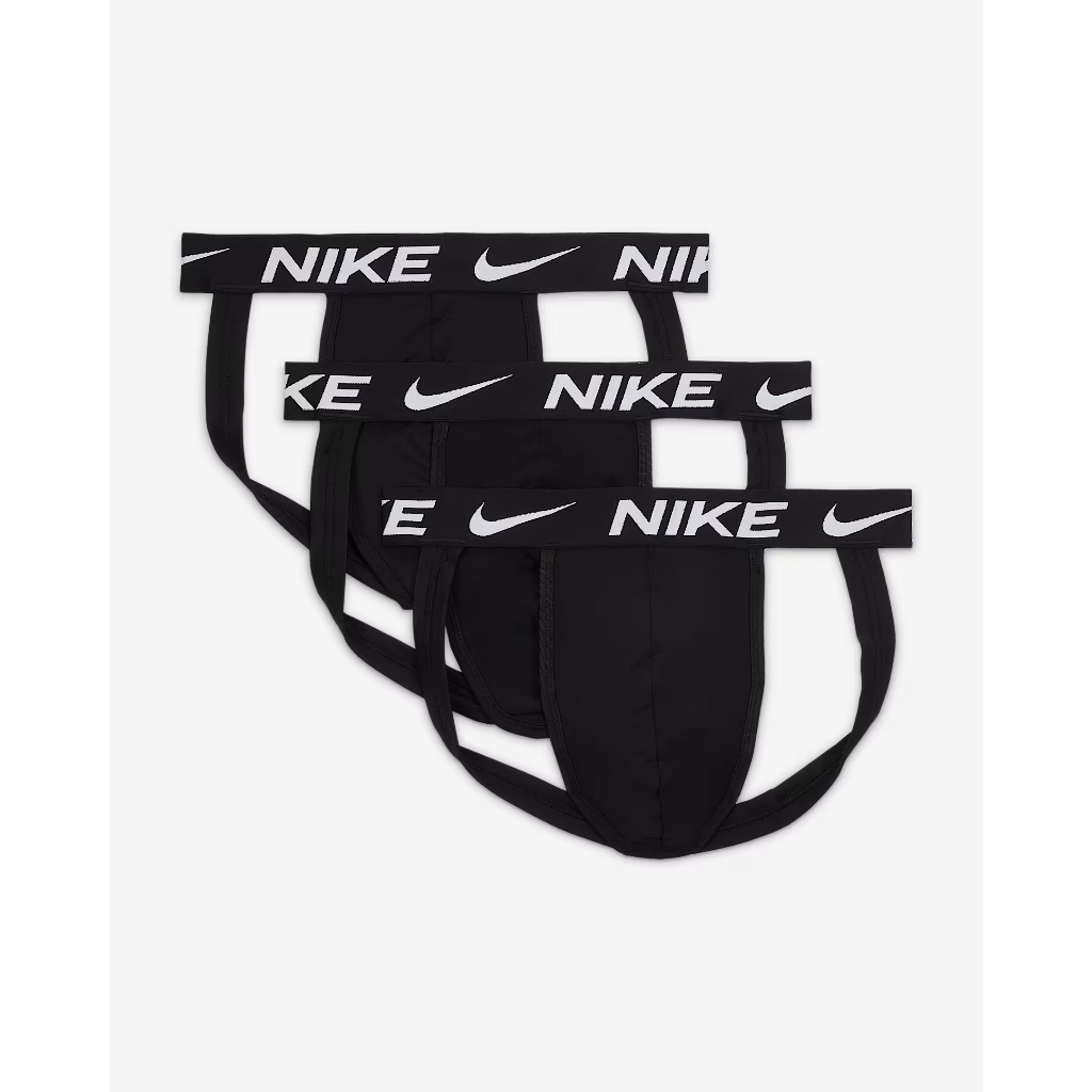 กางเกงในชาย Nike Dri-Fit Essential Micro Jockstrap 3-Pack 0000KE1144-001 [แบ่งขาย 1 ตัว]