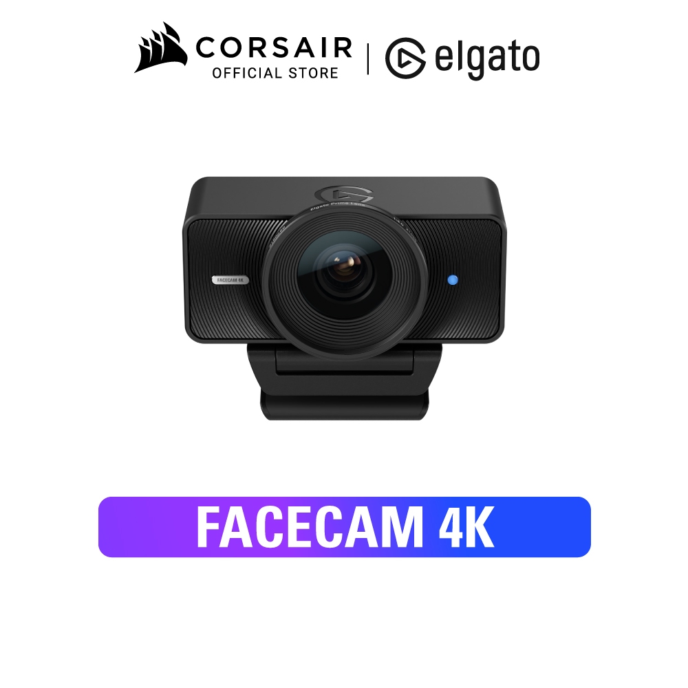 ELGATO FACECAM 4K - กล้องเว็บแคม 4K 60fps 2160p USB ใส่ฟิลเตอร์กล้องได้