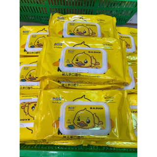 🚀พร้อมส่งในไทยขายส่งยก10ห่อ/ชุด🚀 ลายเป็ดทิชชู่เปียก ทิชชูเปียกเช็คมือและใช้ในบ้านที่ทำงานค่ะ