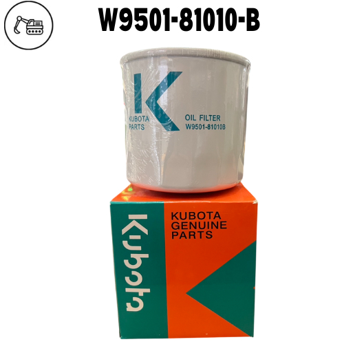 กรองน้ำมันเครื่อง KUBOTA KX91-3 คูโบต้าแท้ W9501-81010B KUBOTA3-T ใช้กับรถไถ รุ่น M105, M9000, M9540