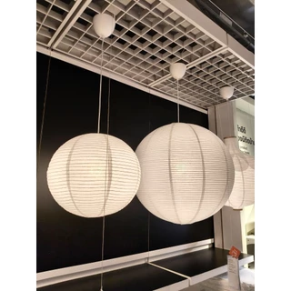 IKEAshopping IKEA GULLSUDARE กุลซูดาเร โป๊ะโคม ไม่มีสายไม่มีหลอดให้นะครับ แขวนเพดาน, ขาว/ผลิตด้วยมือ, 45 ซม.
