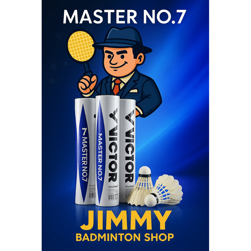 VICTOR MASTER NO.7 ลูกแบดมินตัน คุ้มค่ากับราคา สปีด75/76🔥